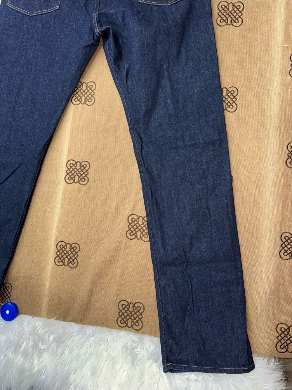 Polo Ralph Lauren The Varick Slim Straight Jeans In Dark Blue Size 40x36